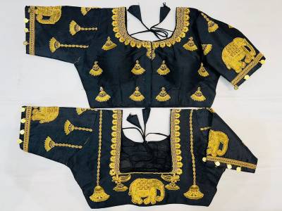 RK Vol 4 Designer Ethnic Function Wear Silk Handwork Blouse